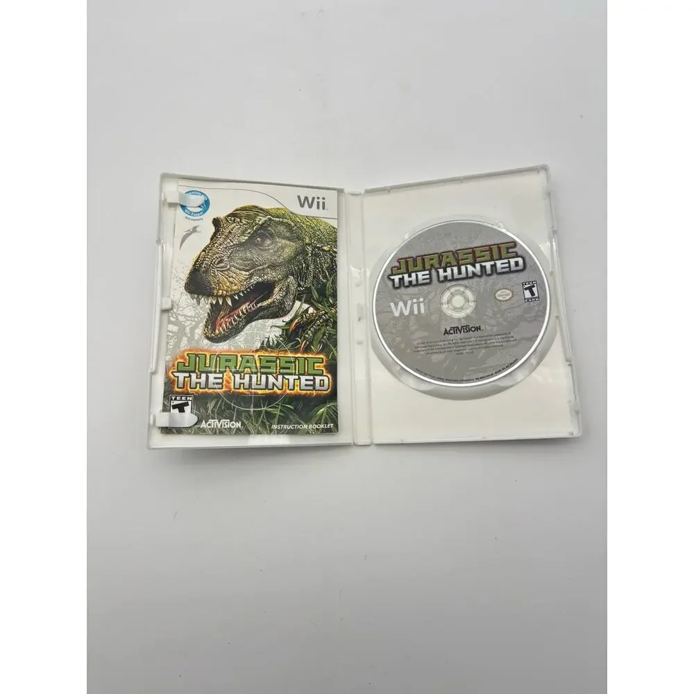 Jurassic: The Hunted (Nintendo Wii, 2009) Complete w/ Manual - Tested Working